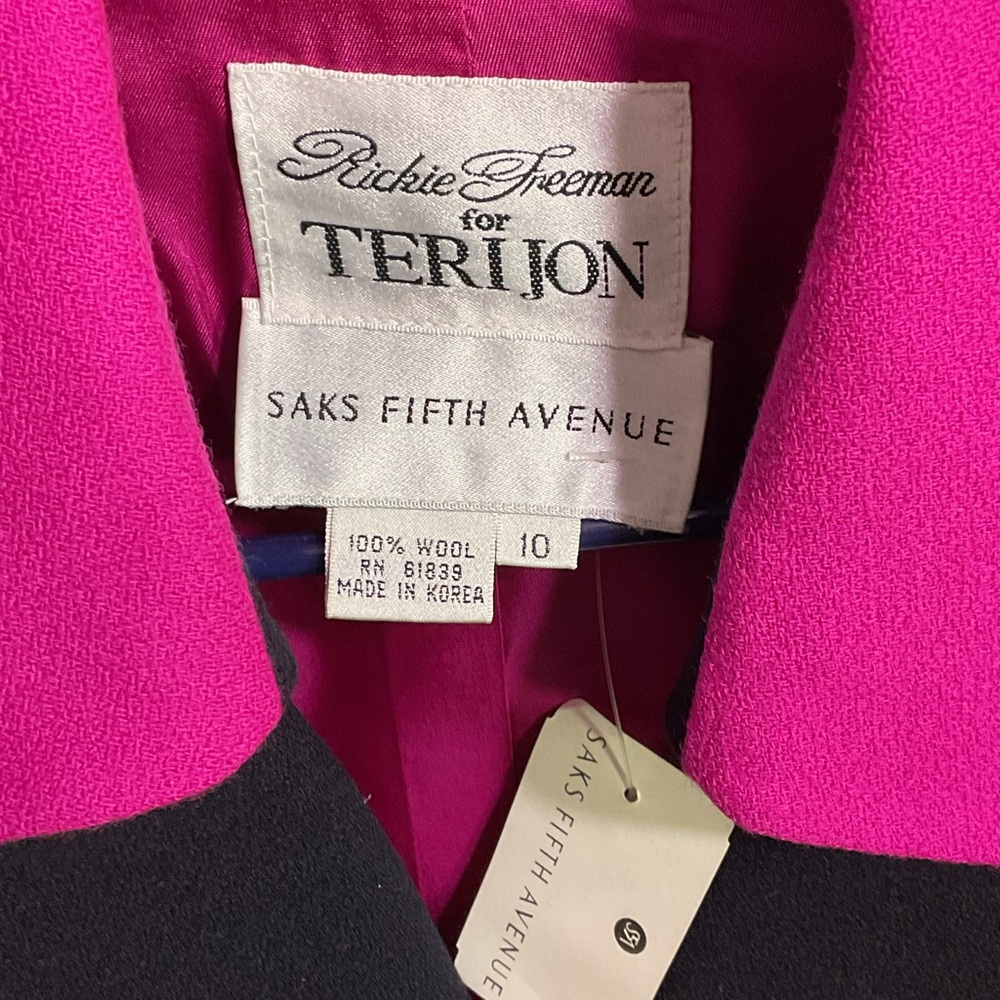 Rickie Freeman For Teri Jon Vintage Dress & Jacket Ensemble - Picture 12 of 16